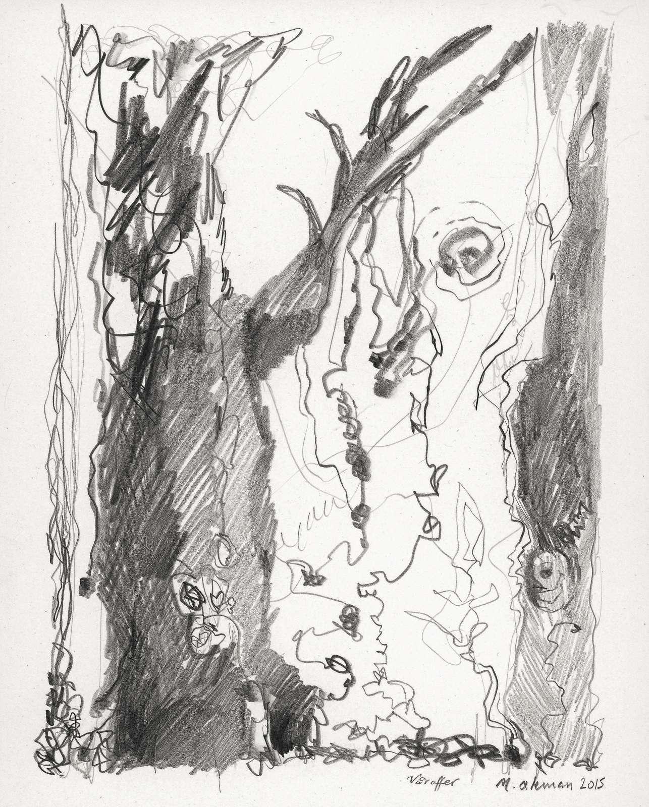 Våroffer, pencil on paper, 31 x 23 cm
